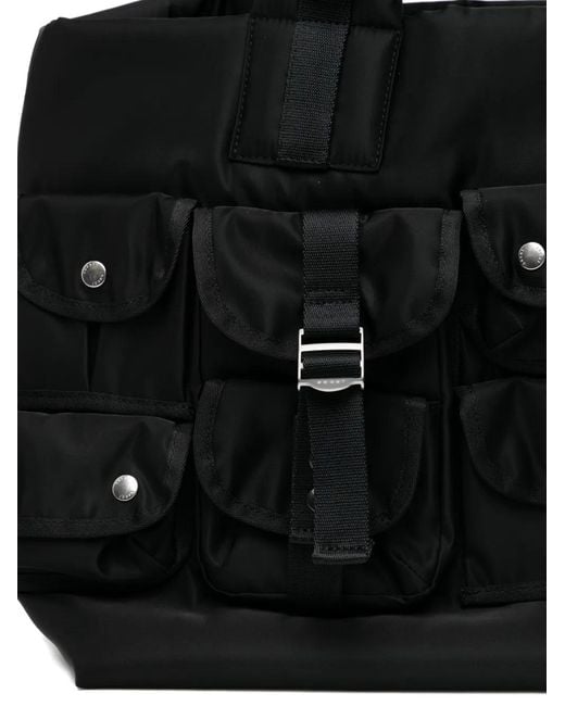 Sacai Multi-Pocket Tote Bag in Black for Men | Lyst