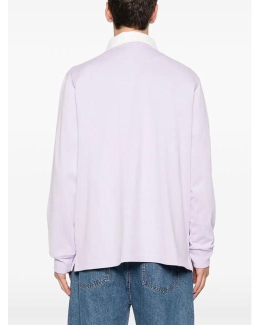 J.W. Anderson White Cotton Polo Shirt for men