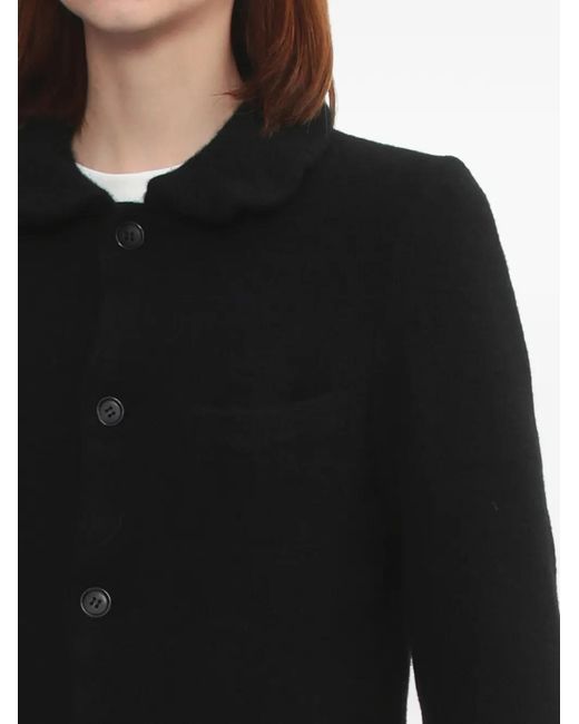 COMME DES GARÇON BLACK Black Ruffled Jacket