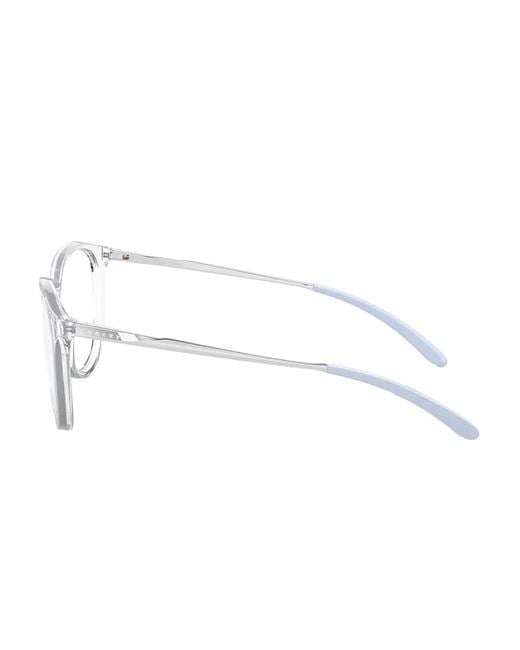 Oakley White Bmng Round-Frame Glasses
