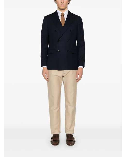 Boglioli Blue Wool Blazer for men