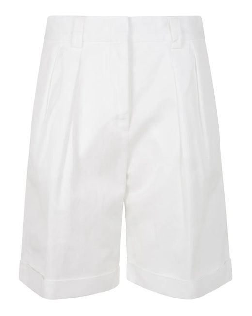 Pantalones cortos de vestir Aspesi de color White