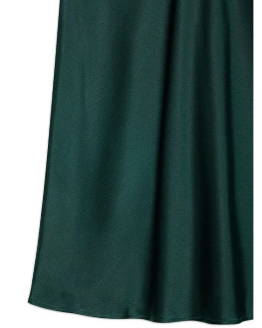 Anine Bing Green Bar Silk Skirt