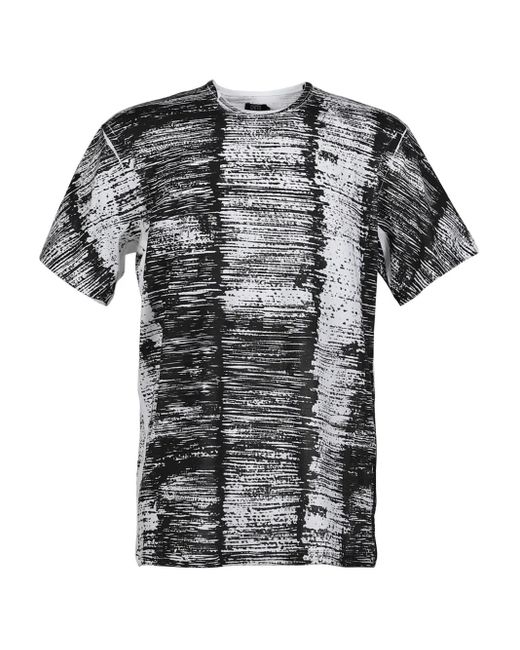 Chio Black Finesse Pup-Print Short-Sleeve T-Shirt for men
