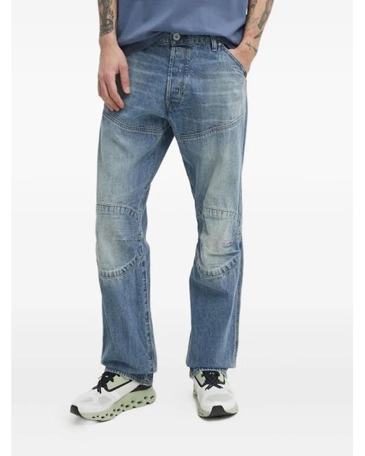 G-Star Patchwork Panel Jeans in Blue for Men Lyst UK