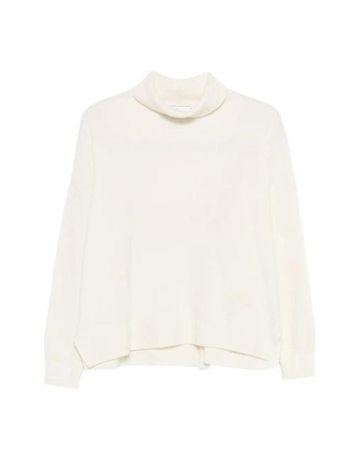 Iceberg White Roll Neck Sweater