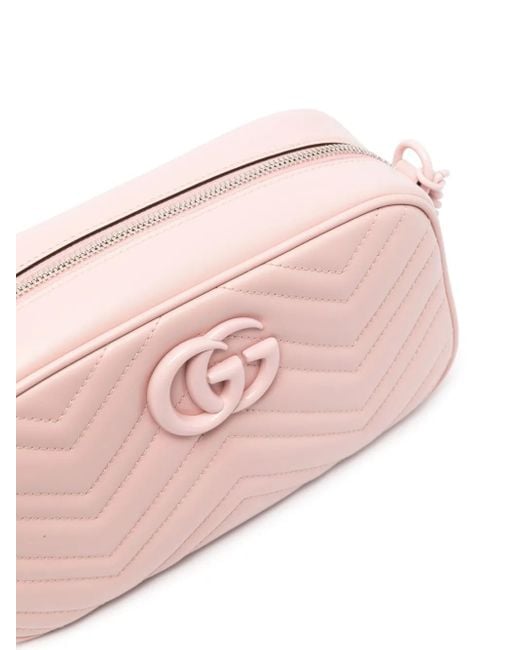 Gucci Gg Marmont Kleine Schoudertas in het Pink