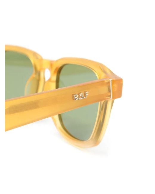 Retrosuperfuture Yellow Luce Square-Frame Sunglasses