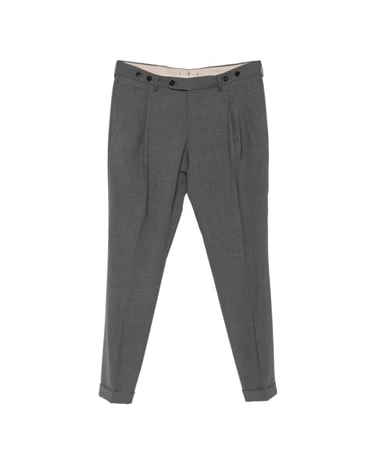 Berwich Gray Tailored Trousers for men
