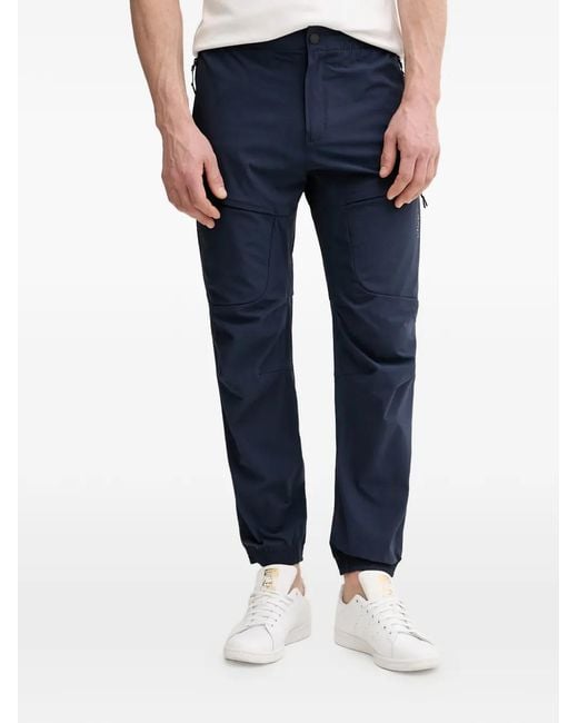 Bogner Fire + Ice Blue Ludwig Logo-Patch Elasticated-Cuff Track Pants for men