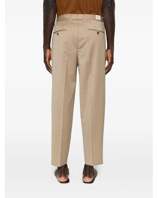 Briglia 1949 Natural Portofino Belt-Loops Trousers for men