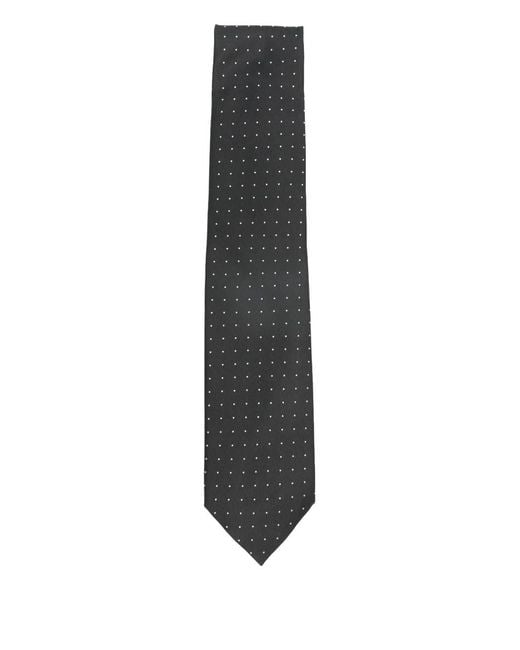 Tom Ford White Polka-Dot Tie for men