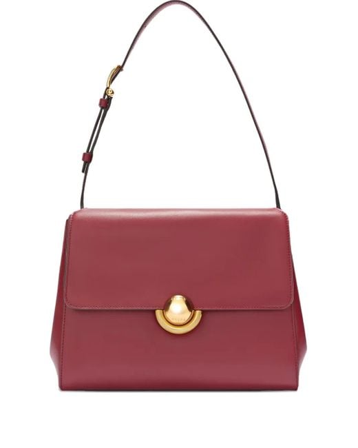 Furla レザーショルダーバッグ Purple