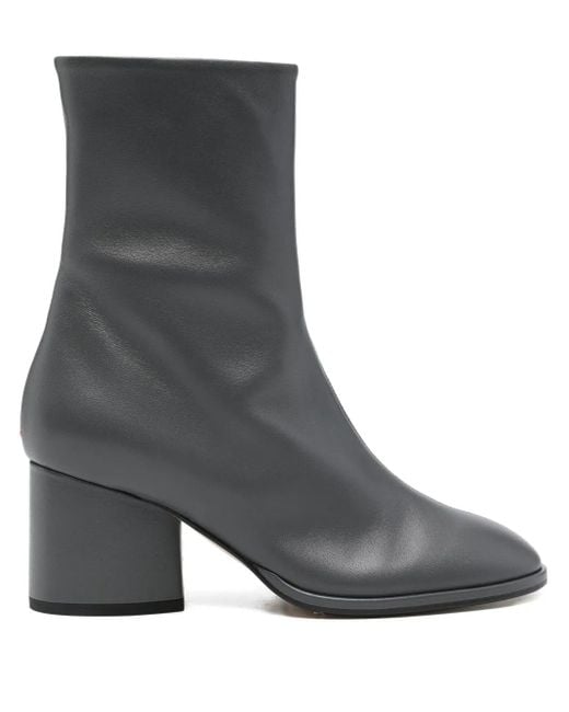 Aeyde Black Stiefeletten mit Blockabsatz