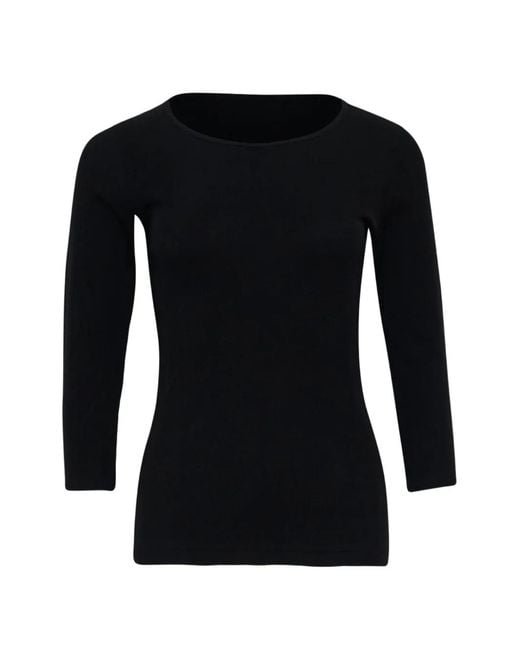 Yohji Yamamoto Black Long-Sleeve T-Shirt