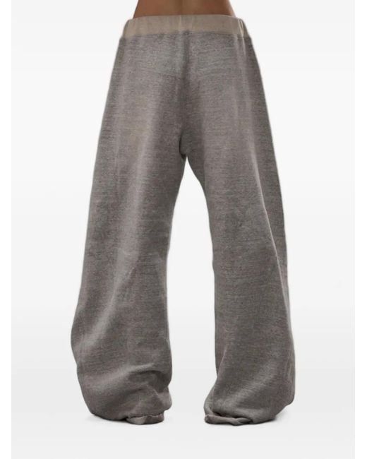R13 Gray Relaxed Darted Track Pants