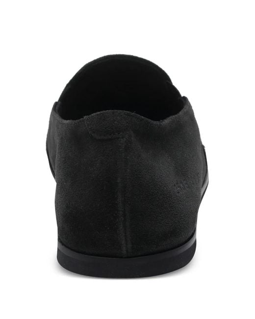 Common Projects Black Round Toe Suede Sneakers for men