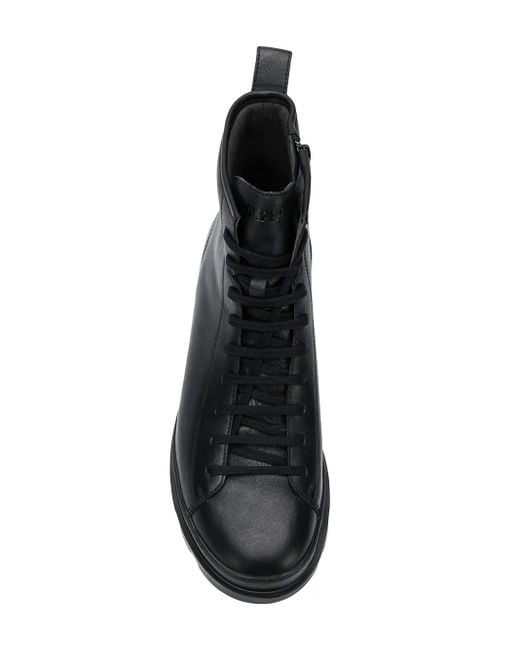 Camper Black Brutus Biker Boots for men