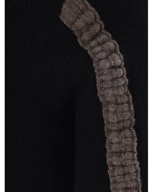 Ziggy Chen Blue Ribbed Sweater