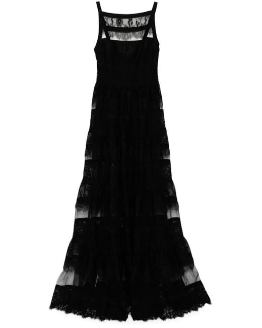 Elie Saab Black Lace Gown