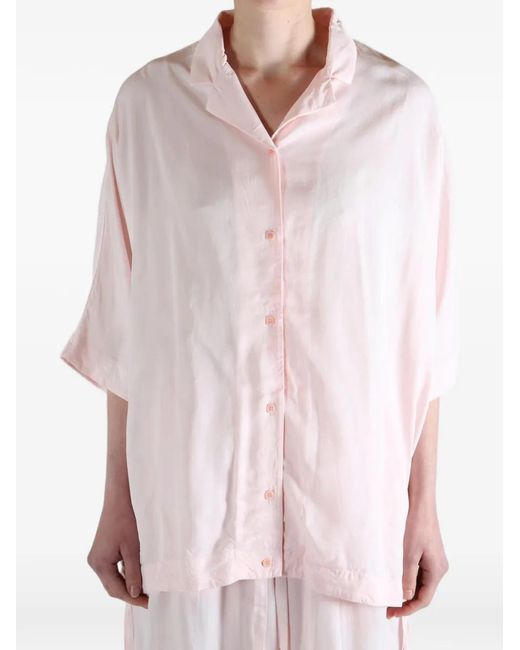 Casey Casey Pink Drawstring Shirt
