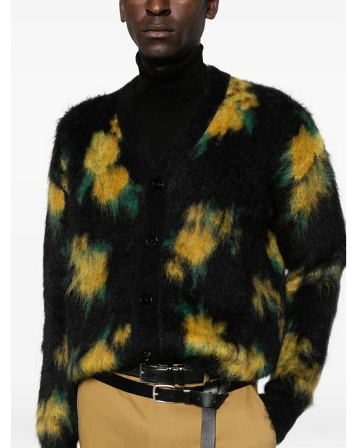 Jil Sander Black Buttoned Cardigan for men