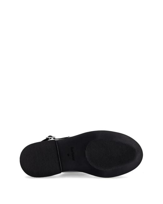 Barbour White Dakota Sandals