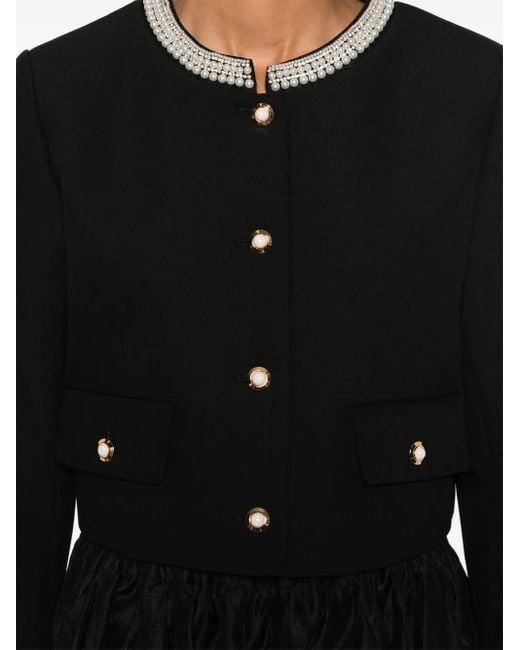 Sandro Black Cropped Jacket