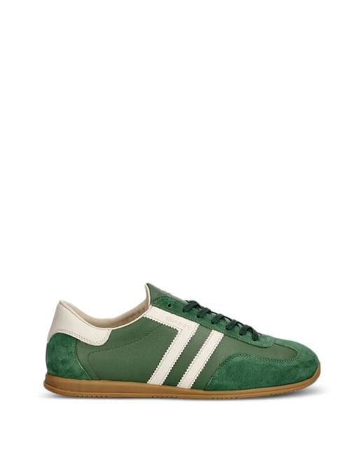Gant Green Spearclub Suede Striped Sneakers for men