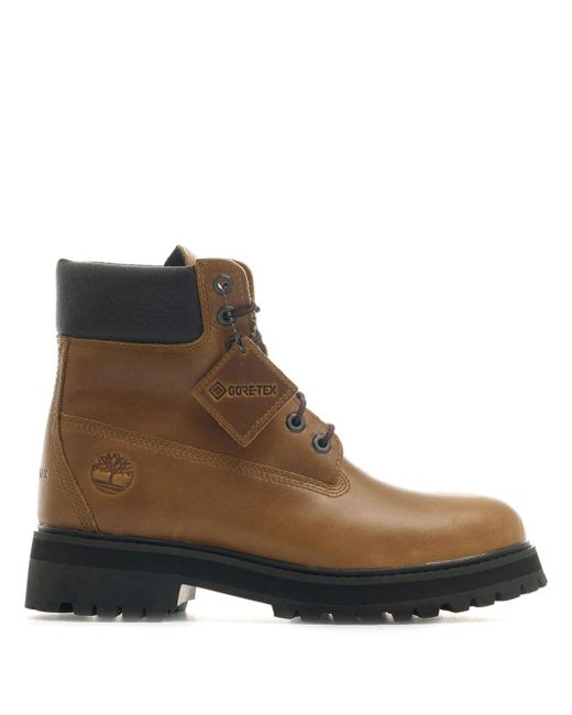 Timberland Brown 6" Stack Boots for men