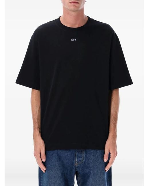 T-Shirt À Logo Imprimé Off-White c/o Virgil Abloh pour homme en coloris Black
