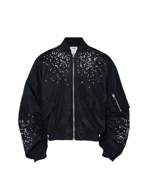Doublet Black Spilled Rice Bomber Jacket for men