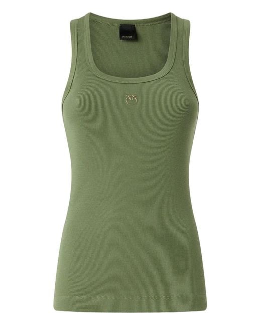 Pinko Green 'Calcolatore' Tank Top