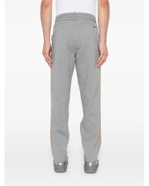 Pantalones De Chándal Con Cordones Moncler de hombre de color Gray