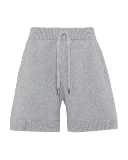メンズ DSquared² ニット トラックショーツ Gray