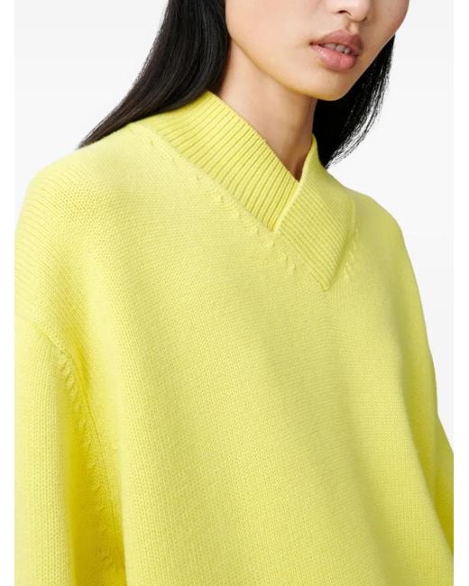 Maglione Nohwe A Maniche Lunghe di Studio Nicholson in Yellow