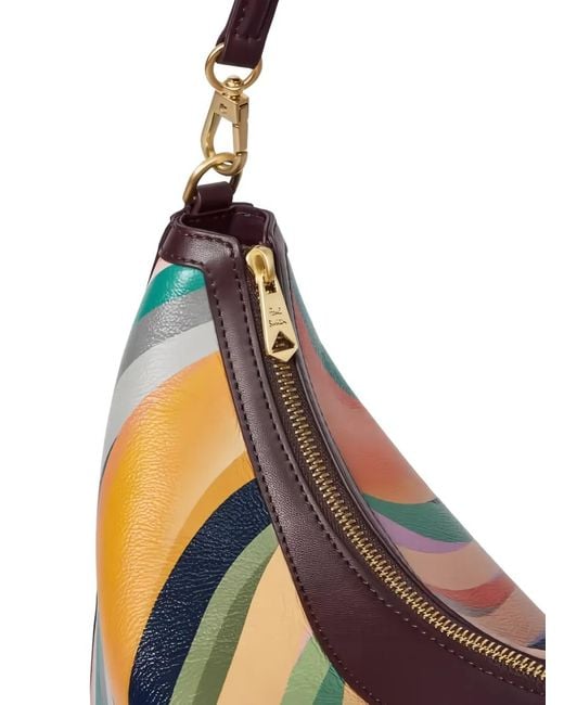 Paul Smith White Dusky Swirl Shoulder Bag