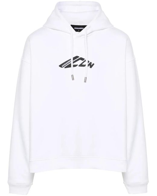 DSquared² White Graphic Print Sweatshirt for men