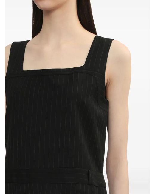 Low Classic Black Striped Dress