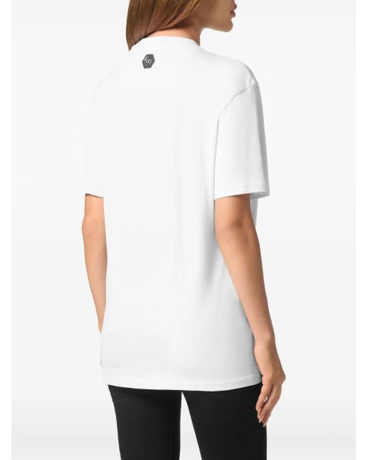 Philipp Plein White Smile T-Shirt