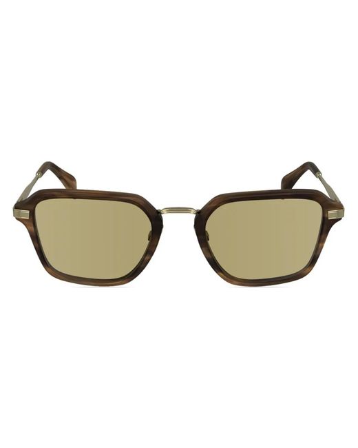 Paul Smith Brown Kean Square-Frame Sunglasses for men