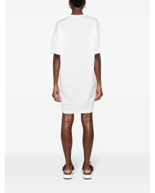 Fabiana Filippi Mini-jurk Met Print in het White