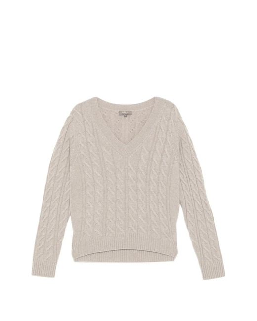 N.Peal Cashmere White Frankie Sweater