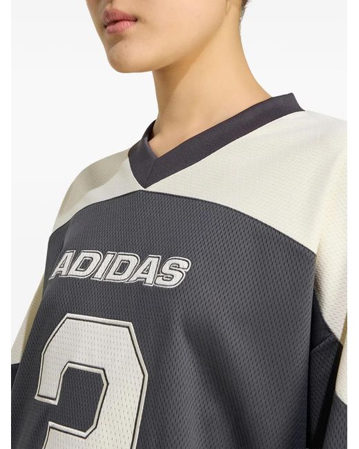 Adidas Gray Logo-Print T-Shirt Mini Dress