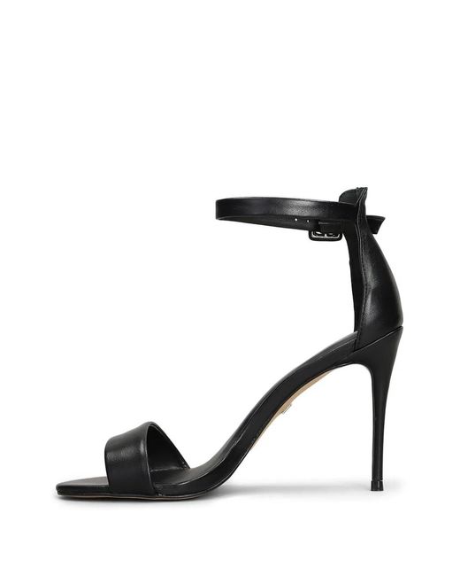 Carrano Black 105Mm Leather Sandals