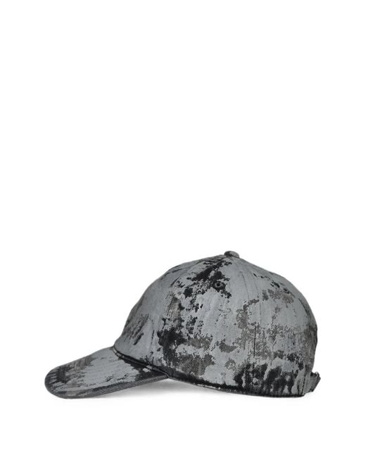 FILTH Gray Waxed Trucker Hat for men