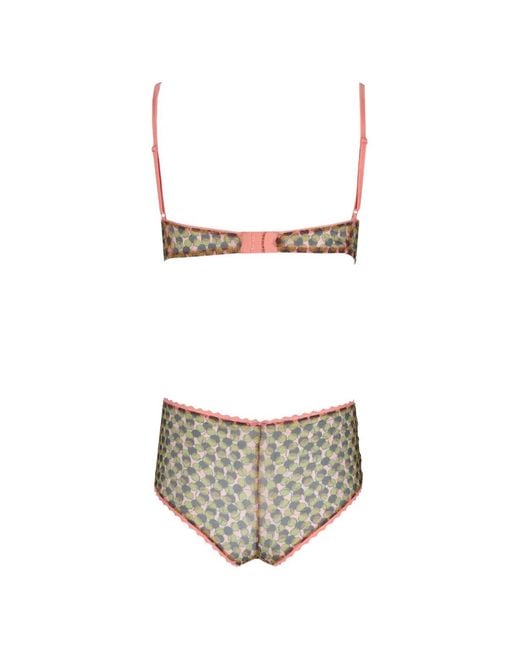 Laura Urbinati Gray Culotte En Tulle À Pois