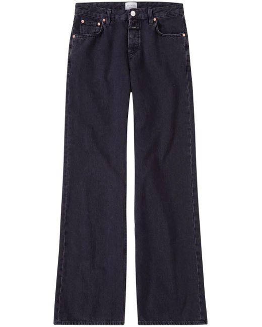 Closed Gillian Jeans Met Wijde Pijpen in het Blue