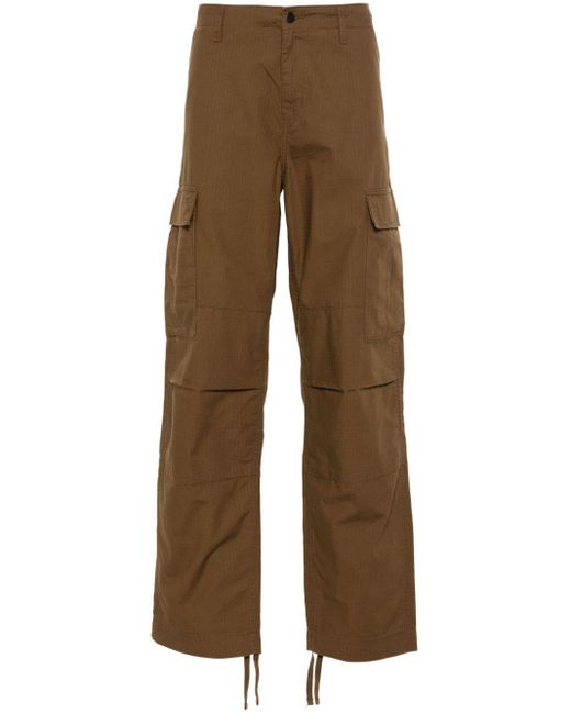 Carhartt Brown Ripstock Cargo Pants for men