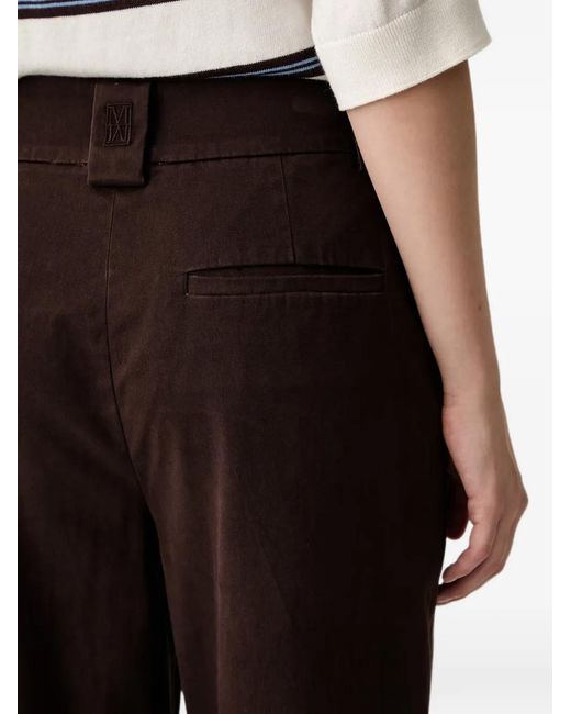 Marc O' Polo Black Straight-Leg Trousers